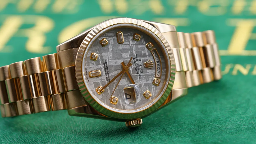 表盘里的宇宙:陨石面劳力士118235f